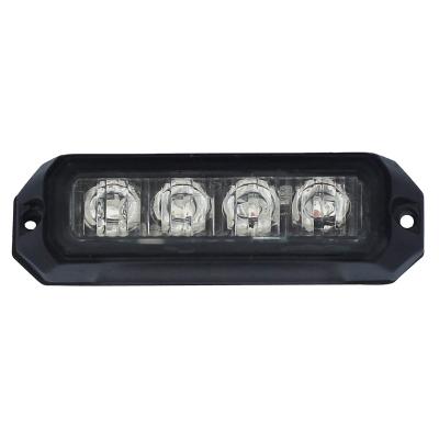 China PC Lens + Aluminum Base DC12-24V Vehicle LED Strobe Lights, Slim Grill Lights for Trucks, Cars, Trailers for sale