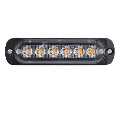 China 12V/24V Amber Strobe LED Recovery Lightbar Truck Turn Signal Beacon Light with R65 128*28mm for sale