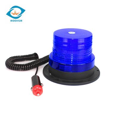 China PC Lens+ABS+Aluminum 12-24V LED Amber Red Small Flat Blue Emergency Beacon Lights, Turn Signal Magnet or Bolt Holder for Beacon Lights for sale