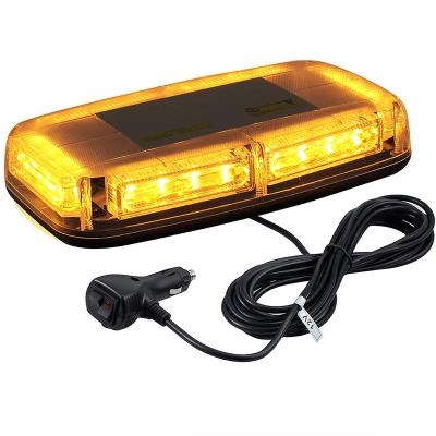 China Truck 24 LED 78W High Intensity Police Emergency Hazard Warning LED Mini Bar Strobe Light with Magnetic Base for sale