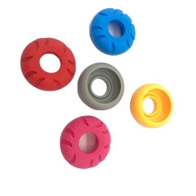 China Shock absorption; OEM Anti-Slip Design Custom Logo Silicone Baseball Bat Choke Up Ring Knob Taper for sale