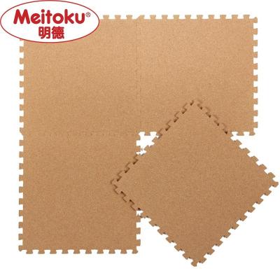 China 2018 Meitoku Adhesive-protective cork eva mat, eva puzzle mat, foam cork mat for sale