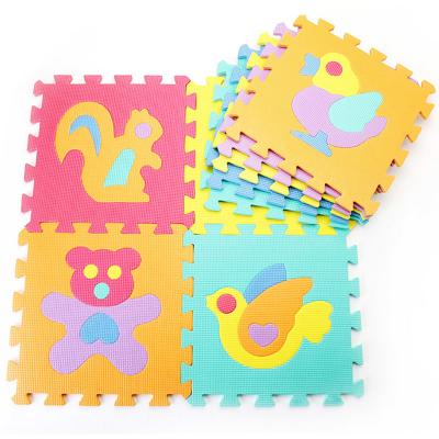 China Meitoku Design Washable Cute Animal Baby Playing Carpet Baby Floor Mat for sale