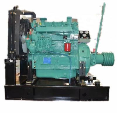 China Water cooled Weifang Ricardo 44kw/59.8Hp 52kw/71Hp ZH4102P/ZP 2000rmp fixed power diesel engine for bulk cement tanker with belt pulley for sale