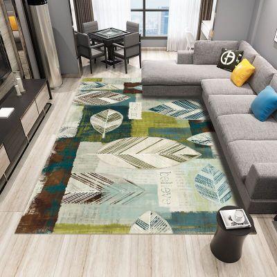 China washable 3 d printed crystal velet cheap price living room rug cover for sale