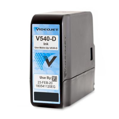 China 750ml cartridge videojet V540-D red ink V540-D for sale