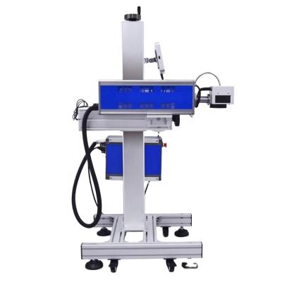 China Flying Laser Marking Conveyor Belt Fiber Laser Marker Laser Printing Machine Metal Tube Laser Marking Machine for sale