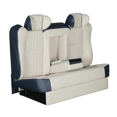 China Luxury Electric Sliding Leather Seat Fit VIP Electric Sliding Massage Massage For Tuning RV MPV VAN Campervan Limousine for sale