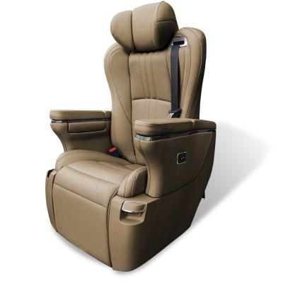 China Comforable VIP van seat luxury electric rotating car with heater massage for conversion MPV alphard vellfire hiace coaster sienna for sale