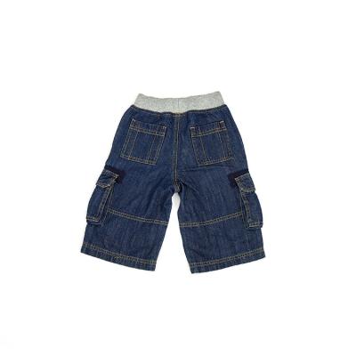 China Cute Custom Design Outdoor Fancy Blue Sport Tracksuit With Pockets Kids Jeans Boy for sale