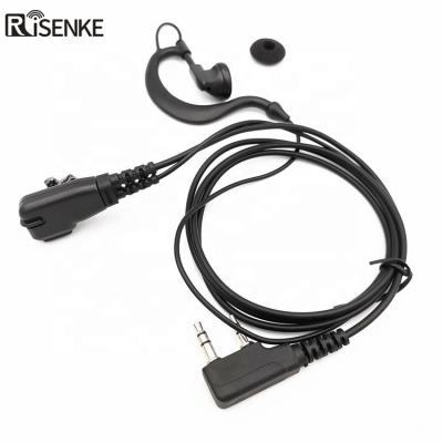 China RISENKE EH6 G Clear Sound Shape Walkie Talkie Headset Two Way Headset Radio Earpiece for sale