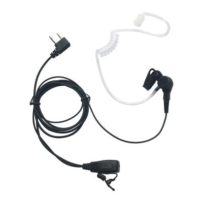 China 2Pin Tube 2-Wire Acoustic Headset / Headset With PTTs And Mic Surveillance Kit General for sale