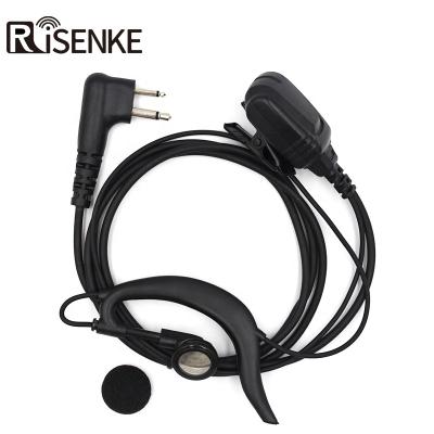 China RISENKE EH21 Clear Sound Walkie Talkie PTTs Headset Two Way Radio MIC Earpiece for motorola for sale