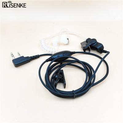 China Tube earpiece for seguridad guardia auriculares baofeng portofoon security voice headset two way radio earpiece for kenwood for sale