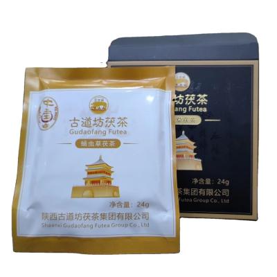 China 144g  Chinese Tea Tea Cordyceps Tea Handmade Dark Tea for Gifting to Friends and Family for sale