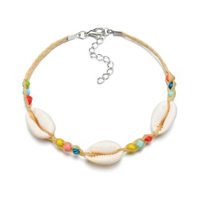 China Hot Selling FASHIONABLE Boho Colorful Beads Beaded Shell Bracelet, Shell Bracelet Jewelry For Women Woven Adjustable for sale