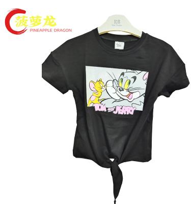 China Lowest Price 100% Cotton Anti-Shrink Wholesale High Quality T-shirt Summer Girls Kids In China Factory Direct Sales for sale