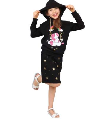 China Casual girls' leisure tracksuits 2021 spring and summer clothing short-sleeved pants for children and girls 2-piece suit for sale