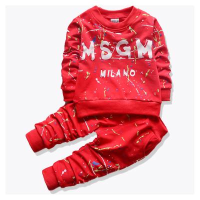 China Factory direct sale baby boy winter casual sportswear wholesale casual tracksuit have full print the latest fashion for sale