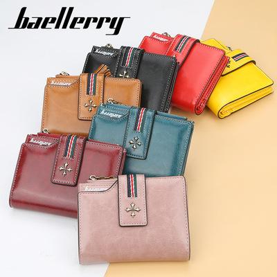 China Waterproof Robo Accept Change Custom Made Women Card Holder Purse Tassel Zipper Women's Short Purse for sale