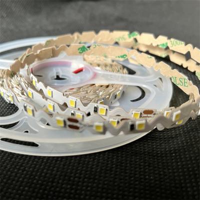 China Desktop 72leds/meter smd2835 led flexible strip dc12v/24v snake led stripe with S shape back strip for sale