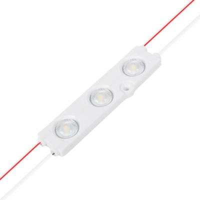 China INGAN High Brightness Sign 3 Led Injection Module 12V Light With Lens for sale