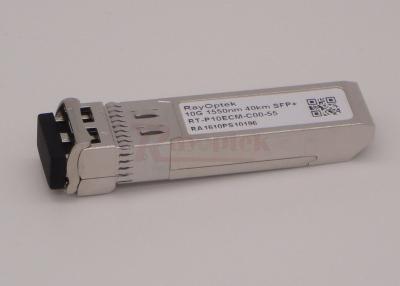 중국 상업적인 SMF 1550nm SFP+ 눈 송수신기 10G는 연결관 40KM LC 이중으로 합니다 판매용