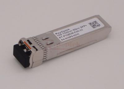 China optisches Monomode- Doppel-LC 80KM Verdrahtungshandbuchs 10G CWDM Transceiver-1330nm zu verkaufen