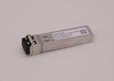 China 10 Gigabit Ethernet DWDM SFP+ Transceiver 1548.51nm Dual LC 40KM for sale