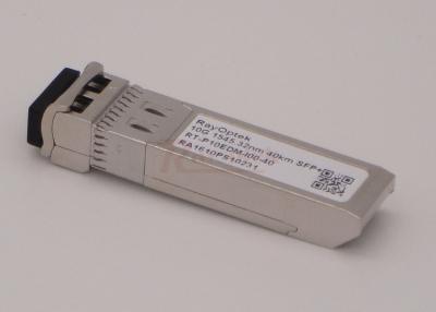 China Fiber Ethernet 40km DWDM SFP+ Transceiver 10G-ER Dual Fiber LC Connector for sale