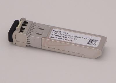 China Wavelength 1548.51nm DWDM SFP+ Transceiver Dual FIber LC 10G 80km Module for sale