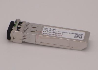 Chine Distance du mode unitaire 1544.53nm 80km de modules de DDMI 10G DWDM SFP+ à vendre