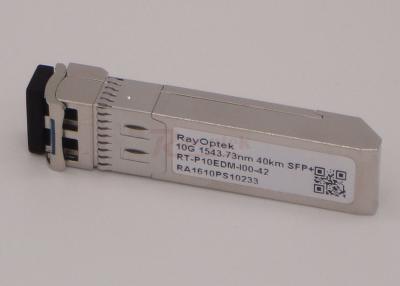 China 10G Ethernet Optical DWDM SFP+ Transceiver 1543.73nm LC Connector for sale