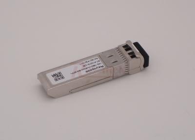 China Ethernet 10G SFP+ Transceiver , 1550nm ZR 80km Fiber Module SFP Plus Transceiver for sale