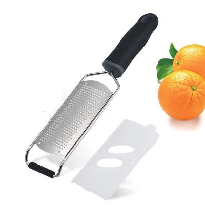 China Amazon Kitchen Utensil Lemon Zester Multi Vegetable Cheese Slicer Viable Silver Metal Grater New Success OEM for sale