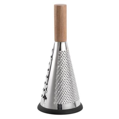 China New Style 3 Sides Kichen Accessories Multi Function Kitchen Sustainable Fruit Grater Stainless Steel Vegetable Cheese Grater for sale