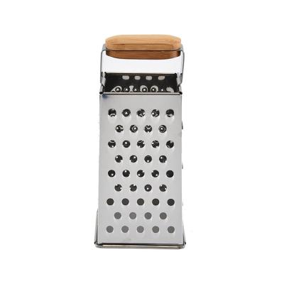 China Customization Viable Professional Cheese Grater 4 Sided Multifunctional Stainless Steel Vegetable Garlic Ginger Grater Peeler for sale