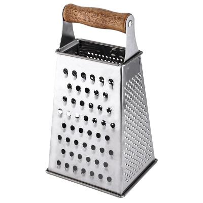 China Viable Wholesale Side Vegetable Kitchen Instruments Multifunctional Side Peeler Grater 4 Cheese Slicer Box for sale