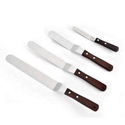 China Sustainable Stainless Steel Spatula Cake Spatula Baking And Pastry Spatulas for sale