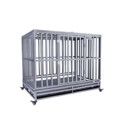 China Wholesale Stainless Steel Breathable High Quality Black Dog Cage Manufacturer Stainless Steel for sale