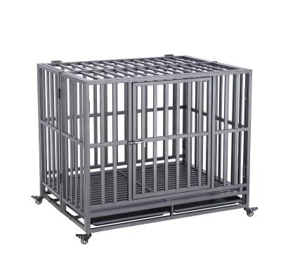 China High Quality Breathable Foldable Galvanized Cube Dog Cage for sale