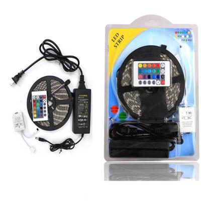 China Sports Stadiums Factory Price Controller Kit Led Light Strip Set Ambient Remote Landscape IP20 IP65 SMD 5050 RGB 24V for sale