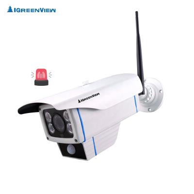 China Waterproof/IGV-IP600WP-2.0MP Waterproof Wireless PIR Siren and Alarm Light Camera CCTV Outdoor Wireless Camera for sale