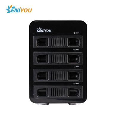 China High Quality 4 Type C 3.1 To 2.5/3.5 Bay HDD Manufacturer 4 Inch SATA Bay HDD Case Enclosure Case SSD for sale