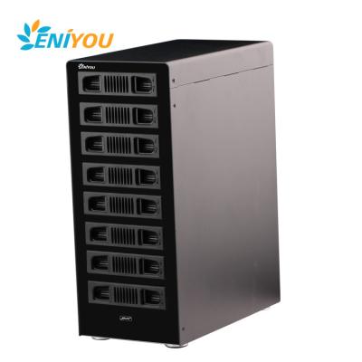 China Aluminum sata usb 3.0 / esata to sata 6g raid hdd bay manufacturer 8 external enclosure for sale