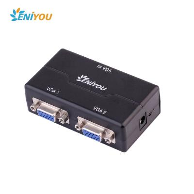 China Full HD 1080P High Quality Input 2 Output Splitter 1 VGA Manufacturer OEM ODM Monitor Display Plug & Play for sale