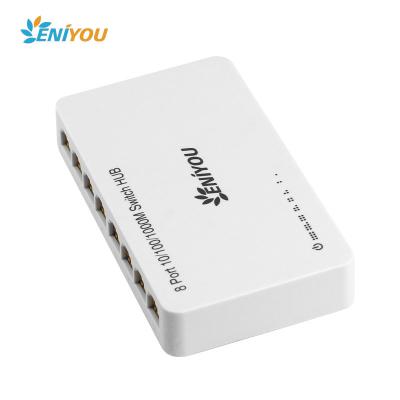 China VLAN Support Factory Price 8 Port Ethernet Switch 1000mbps Gigabit Network Switch Hub for sale