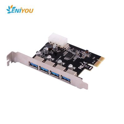 China Factory Supply Desktop PCI Express Card Price with 4 USB 3.0 Ports for sale