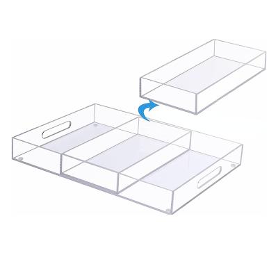 China BSCI Eco-friendly Factory Acrylic Serving Tray Clear Bathtub for sale