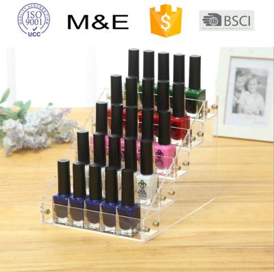 China Nail cleaning 2018 acrylic nail polish racks display in factory direct supply for sale